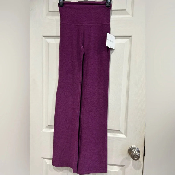 Beyond Yoga Women's XS Spacedye High-Waisted Practice Pants NWT Purple Pink - Picture 1 of 12